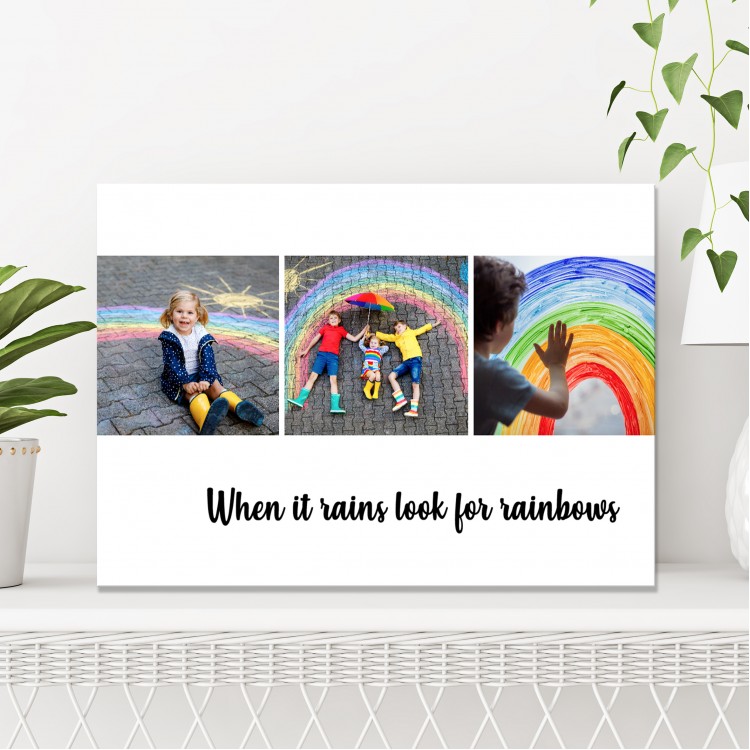 Collage Canvas  - Look For Rainbows
